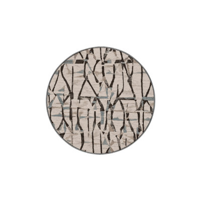 Machine Washable Gray Area Rug