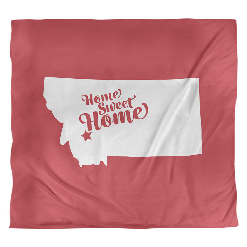 Housse de couette butte doux, Housse de couette pour très grand lit, Rouge, Microfibre