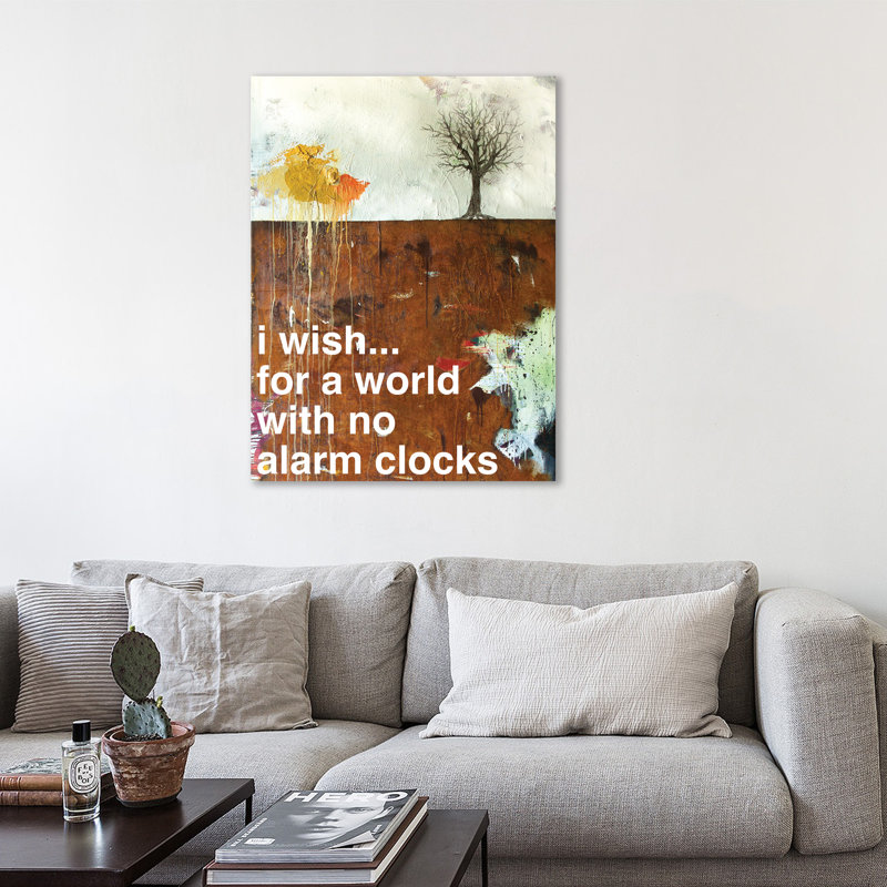 Alarm Clocks by Kent Youngstrom - Wrapped Canvas Print, 41cm H x 30cm W x 4cm D