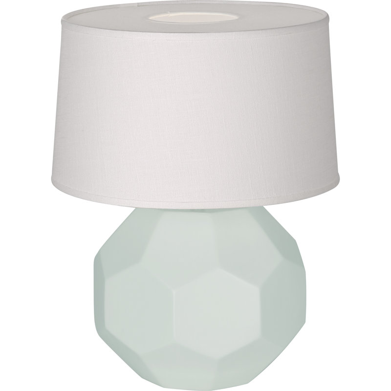 Franklin Table Lamp, Matte Celadon, 23.5" H x 19.5" W x 19.5" D