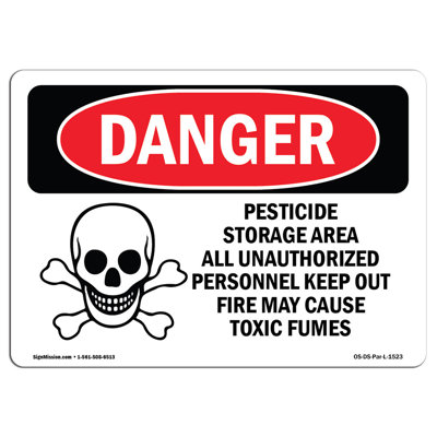 Panneau de danger OSHA