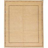 Wool Area Rug in Beige