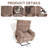 Dual Motor Power Lift Recliner With Heat And Massage, 350 Lbs Capacity, Hidden Cup Holders & Remote Control-335091128