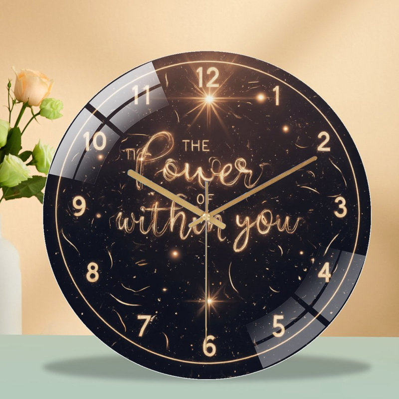 Horloge murale inspirante 12 po