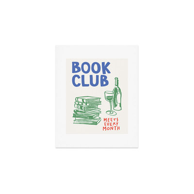 April Lane Art Book Club Framed Art Print