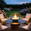 Ewout Bio-Ethanol Outdoor Tabletop Fireplace with Flame Guard
