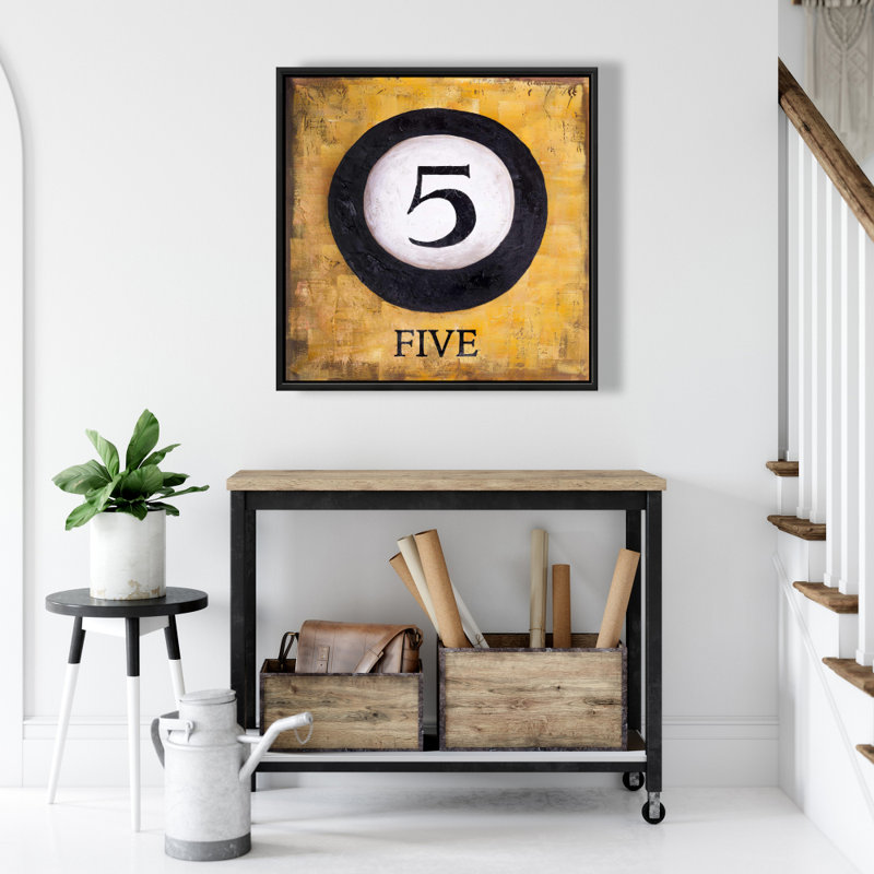 «Billiard Ball No 5», reproduction sur toile