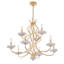 Lilly 9-Light Chandelier in Royal Gold by Breegan Jane