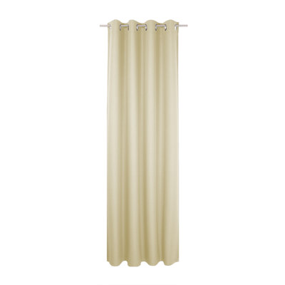 Kyrstan Synthetic Eyelet Single Curtain Panel, blackout