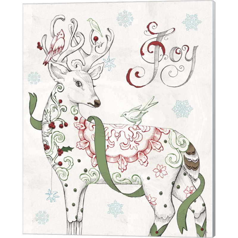 «Christmas Season IV» par Daphne Brissonnet, impression sur toile tendue