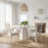 5 - Piece Extendable Solid Wood Dining Set