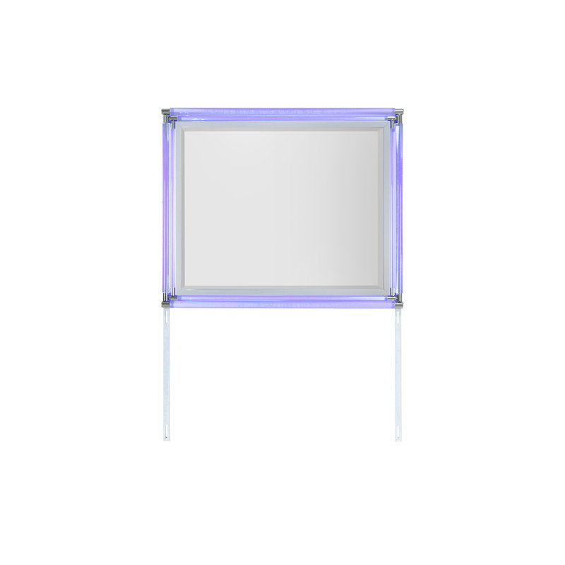 LAURA SILVER MIRROR (Includes Mirror Only)