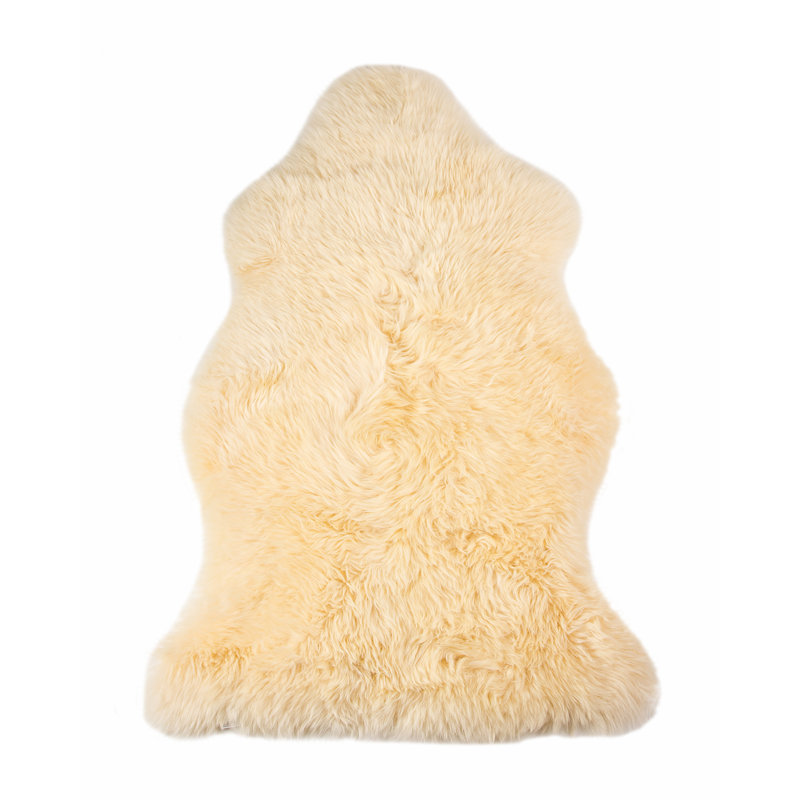 Izola Sheepskin Animal Print Indoor Rug, 6' x 7'
