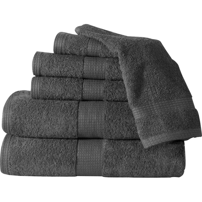 Haughton Cotton Plush Mulit-Size Set, Gray