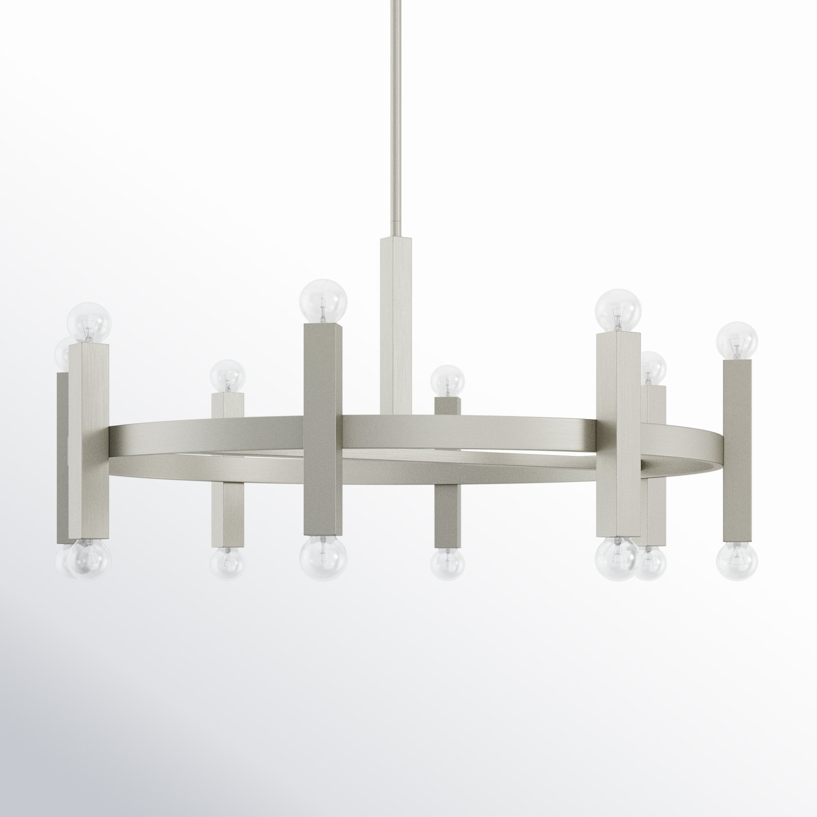 Cassi 16-Light Chandelier, Nickel