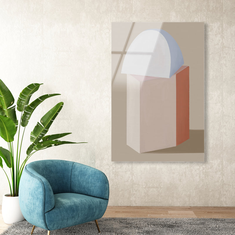 Sculptural Composition Print by Oliver Gal, 36"H x 54"W, High-Gloss Acrylic Print