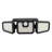 Solar Powered Outdoor Security Lights with Motion Sensor, Foldable IP65 Waterproof 210Leds Security Light 3 Lighting Modes