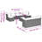 Vidaxl Garden Sofa Set Beige