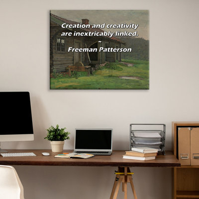 Latitude Run® Gallery Wrapped Canvas By Edwin Dearborn: "Focus on the objective, execute the process