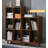 Floor-To-Ceiling Bookcase With Solid Wood Simple Storage.-193784928