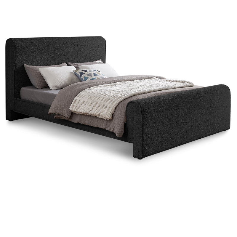 Chaylin Upholstered Bed, Black, King