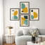 "Décoration murale géométrique abstraite" 4 pièces-101520452-101520456