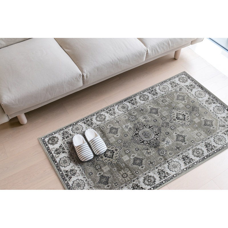 Gris oriental tapis décoratif Ariee