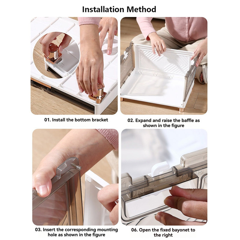 Simple Dustproof Transparent Shoe Box