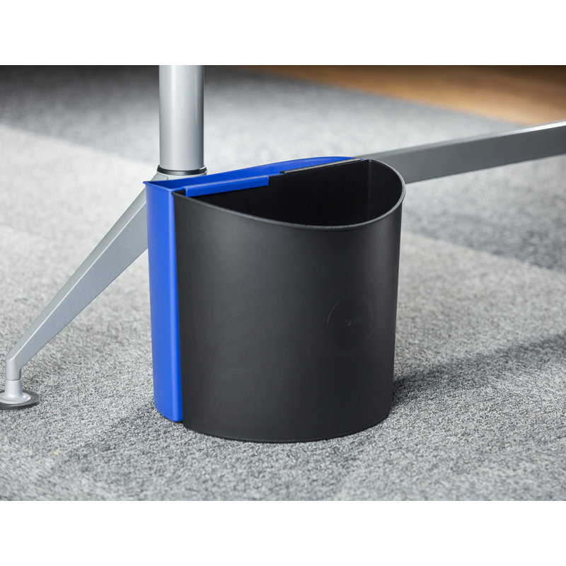 Plastic Multi-Compartments Trash & Recycling Bin, 3 G