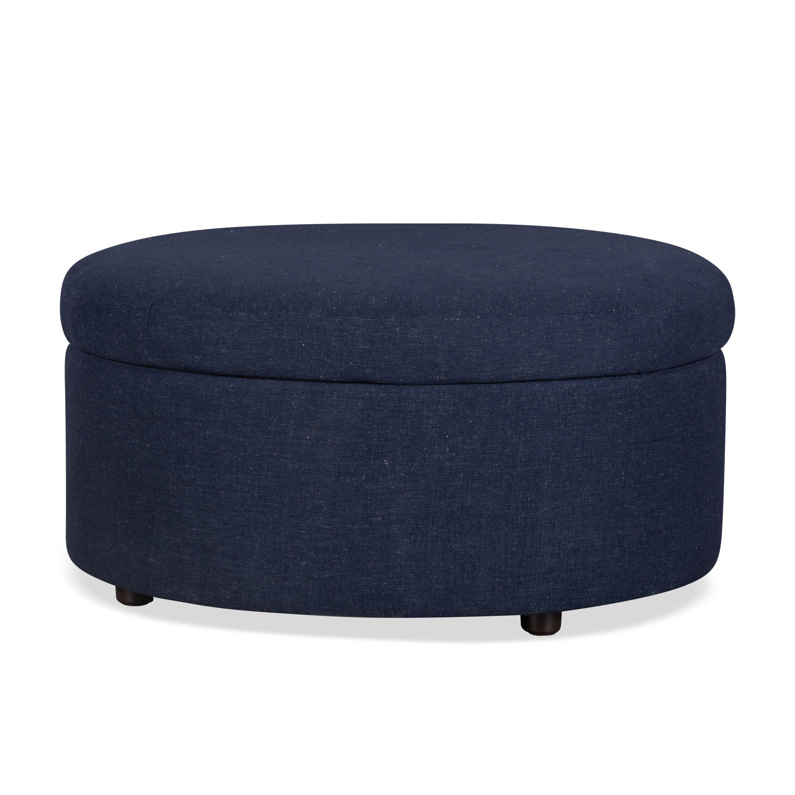Murano 37" Ottoman, Nomad Ink Crypton® Chenille
