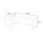 L-Shaped Solid Wood Solid Wood Writing Desk