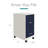 Krahn 14.25'' Wide 2 -Drawer Mobile Steel File Cabinet-1428657169