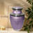 Silver-Toned Accents Urn-577422887