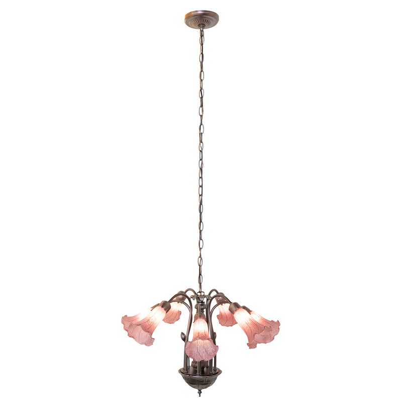 Hildigard 7 - Light Chandelier, Lavender