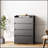 Living Room Sideboard Storage Cabinet with 4 Drawers, Perfect for Organizing Books and Multimedia Equipment, Simple and Stylish Design
