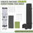 11x11 Pop Up Canopy Tent With Center Lock, Outdoor Canopy Upf 50+, Easy Up Canopy For Patio, Parties & Camping, Includes Rolling Bag, Gray With Green Trim-124267491-124267492