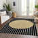 Premium Machine Washable Naglee AMF994 Stripes Rug