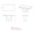 Contemporary ECC Concrete Rectangular Dining Table - Bulgari White