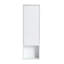 Meuble-lavabo simple autoportant de 24 po avec lavabo, une armoire de rangement et une armoire murale