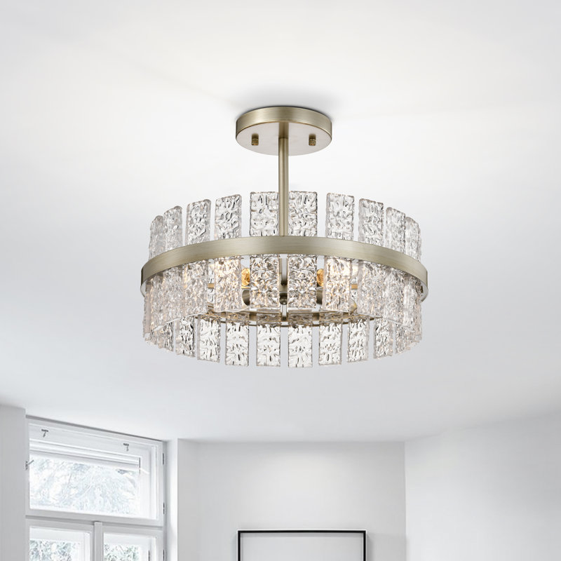 Kamariana 4-Light Semi-Flush Mount Ceiling Light