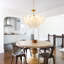 8-light Dimmable Tiered Chandelier