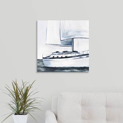 « sea faring life xviii », peinture sur toile
