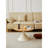ROUND COFFEE TABLE WHITE+WOOD