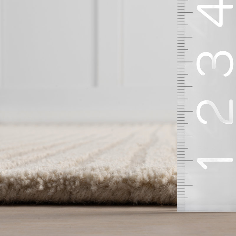 Tapis rayé en laine Southwest , Tapis de couloir 2 pi 8 po x 8 pi