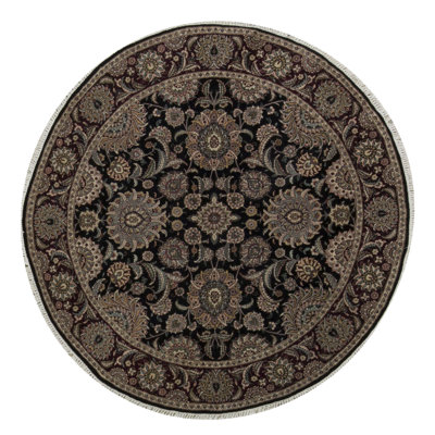 Manchuria One-of-a-Kind Round 6' X 6' Hand Knotted Area Rug
