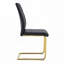 Ensemble de chaises de salle à manger rembourrées en similicuir avec dossier, pieds en métal-102348728-102348730