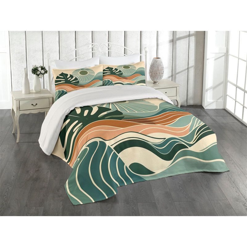 Polyester Coverlet, Queen Coverlet + 2 Standard Shams