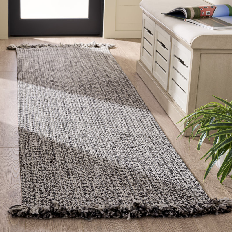 Tapis tressé à la main tressé à la machine 301, Tapis de couloir 2 pi 3 po x 8 pi