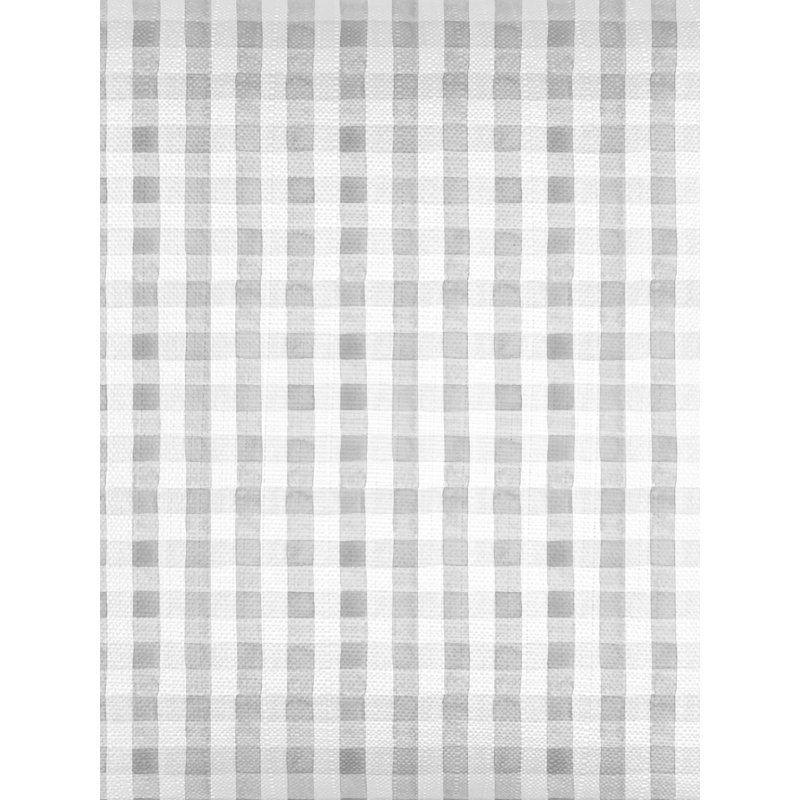 Printed Pillows Linen Gingham Accent Pillow, Light Gray, Square 26", Pillow Cover Only - No Insert