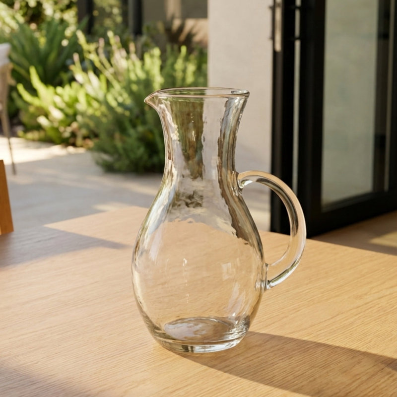 Pichet en verre Pebble